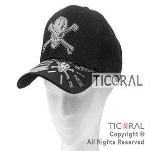 SOMBRERO VISERA CALAVERAS PIRATA HS4046-1 x 1